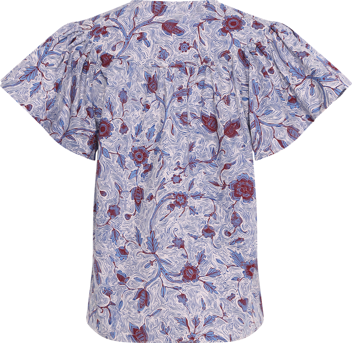 Perline Ss Cotton Blouse - Gardenia