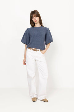 Jinie Hope 2/4 Pullover - Vintage Indigo