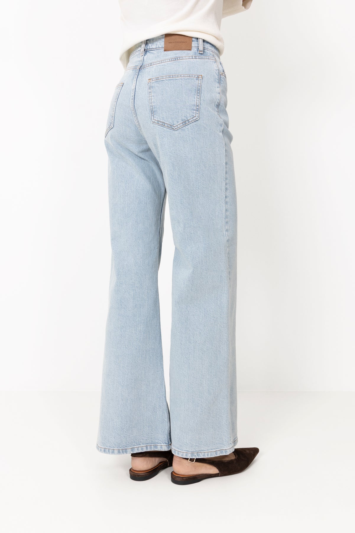 Solia Ada Hw Wide Jeans - Light Blue Wash
