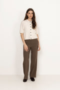 Jinie Hope 2/4 Cardigan - Egret