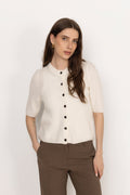 Jinie Hope 2/4 Cardigan - Egret