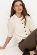 Jinie Hope 2/4 Cardigan - Egret
