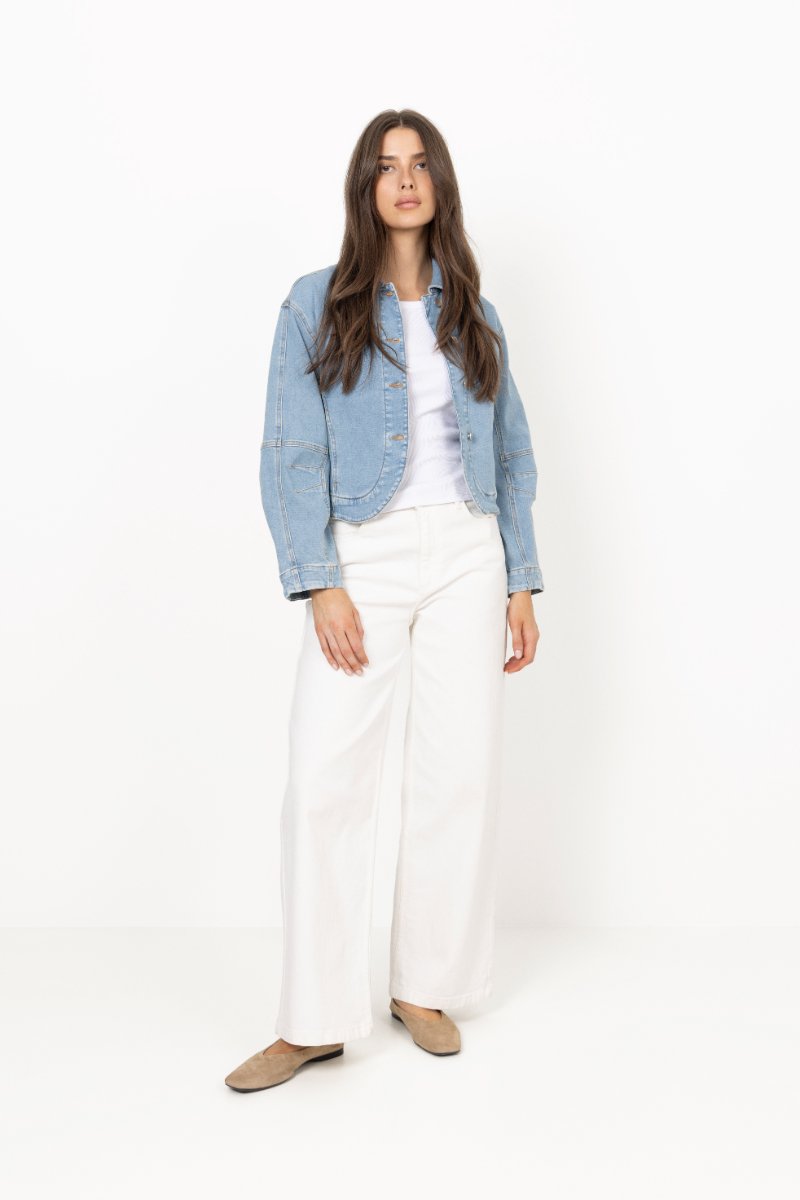 Kabana Tua Denim Jacket - Light Blue Wash