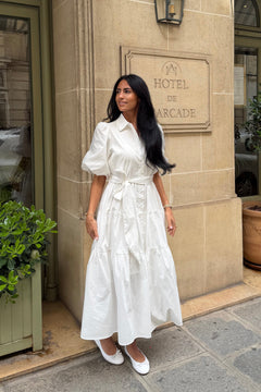 Lovisa Midi Shirt Dress - Off White