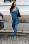 Hedda Denim Mini Dress - Blue
