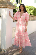 Nanni Floral Maxi Dress - Pink Floral