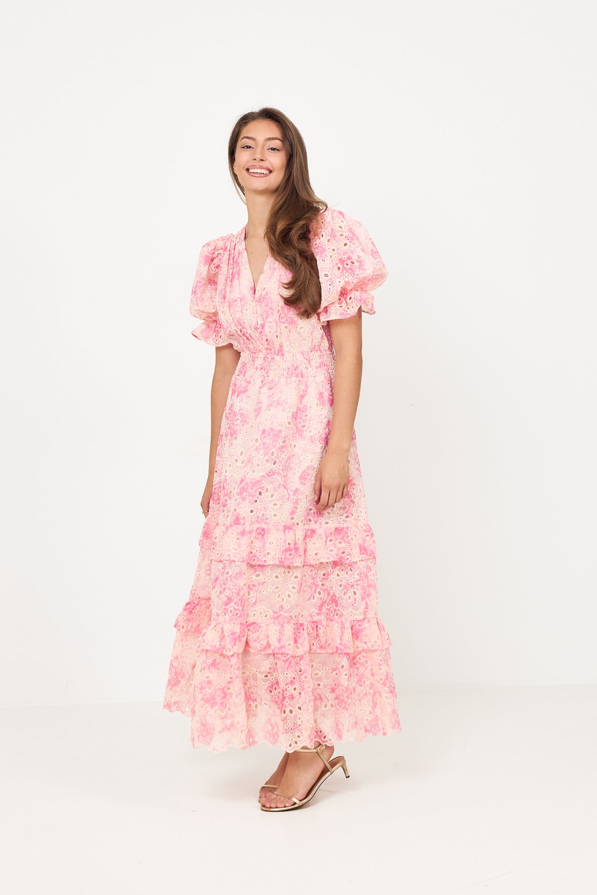 Nanni Floral Maxi Dress - Pink Floral