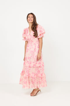 Nanni Floral Maxi Dress - Pink Floral