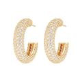 Chunky Hoops - White