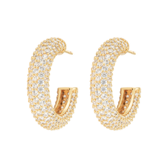 Chunky Hoops - White