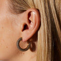 Chunky Hoops - White