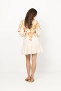 Liv Floral Linen Dress - Multi