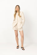 Emina Linen Shorts - Beige
