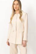 Emilie Linen Blazer - Beige