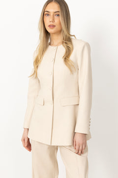 Emilie Linen Blazer - Beige