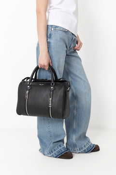 Sunny Medium Grained Leather - Black Unique