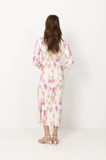 Odaic Dress - Pink Flower Blush Print