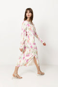 Odaic Dress - Pink Flower Blush Print