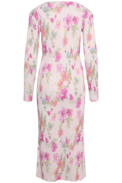 Odaic Dress - Pink Flower Blush Print