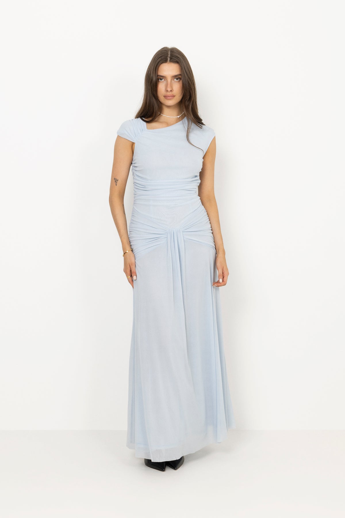 Maxi Asymmetric Dress - Plein Air