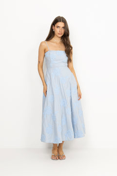 Flower Strapless Dress - Plein Air