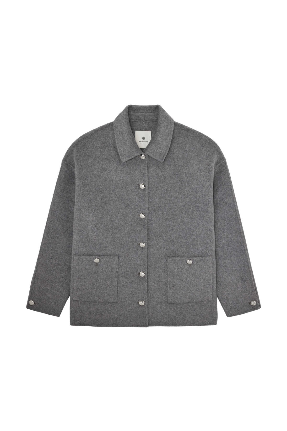 Luca Jacket - Heather Grey Cashmere Blend
