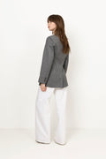 Tiphaine Blazer - Light Grey Pinstripe