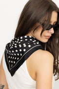 Polkadot Scarf - Black
