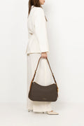 Nolita Medium Signature Logo Shoulder Bag - Brown/Acorn