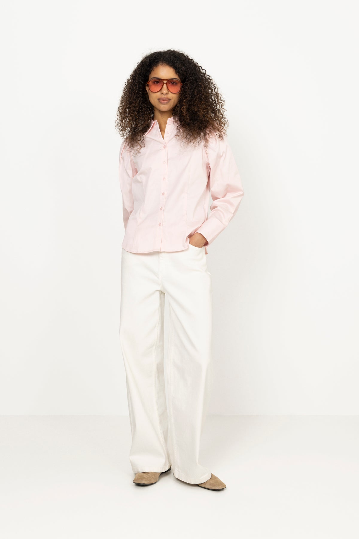 Esther Blouse - Pale Rose