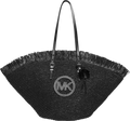 Lg Fan Tote - Black/Black