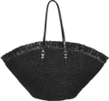 Lg Fan Tote - Black/Black