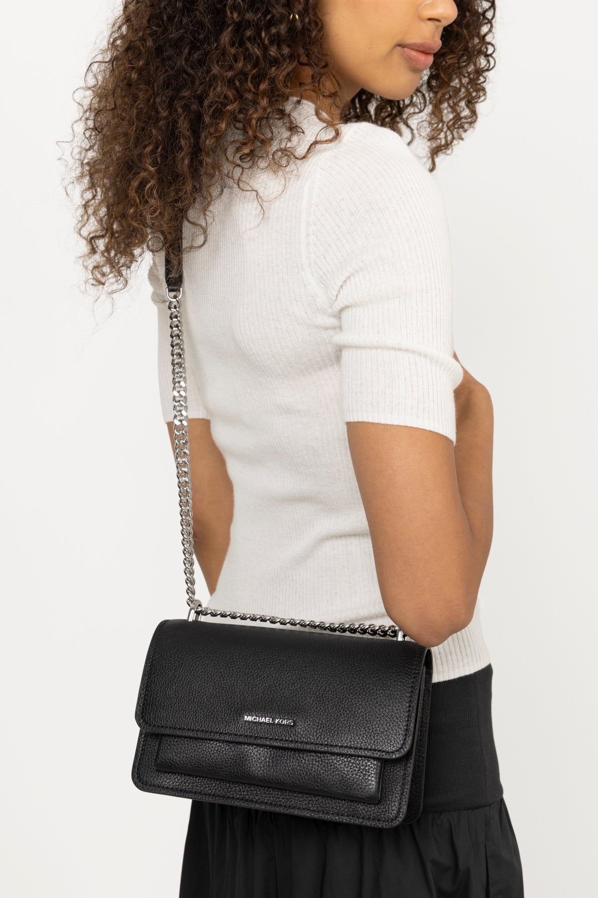 Lg Shoulder - Black W/Silver
