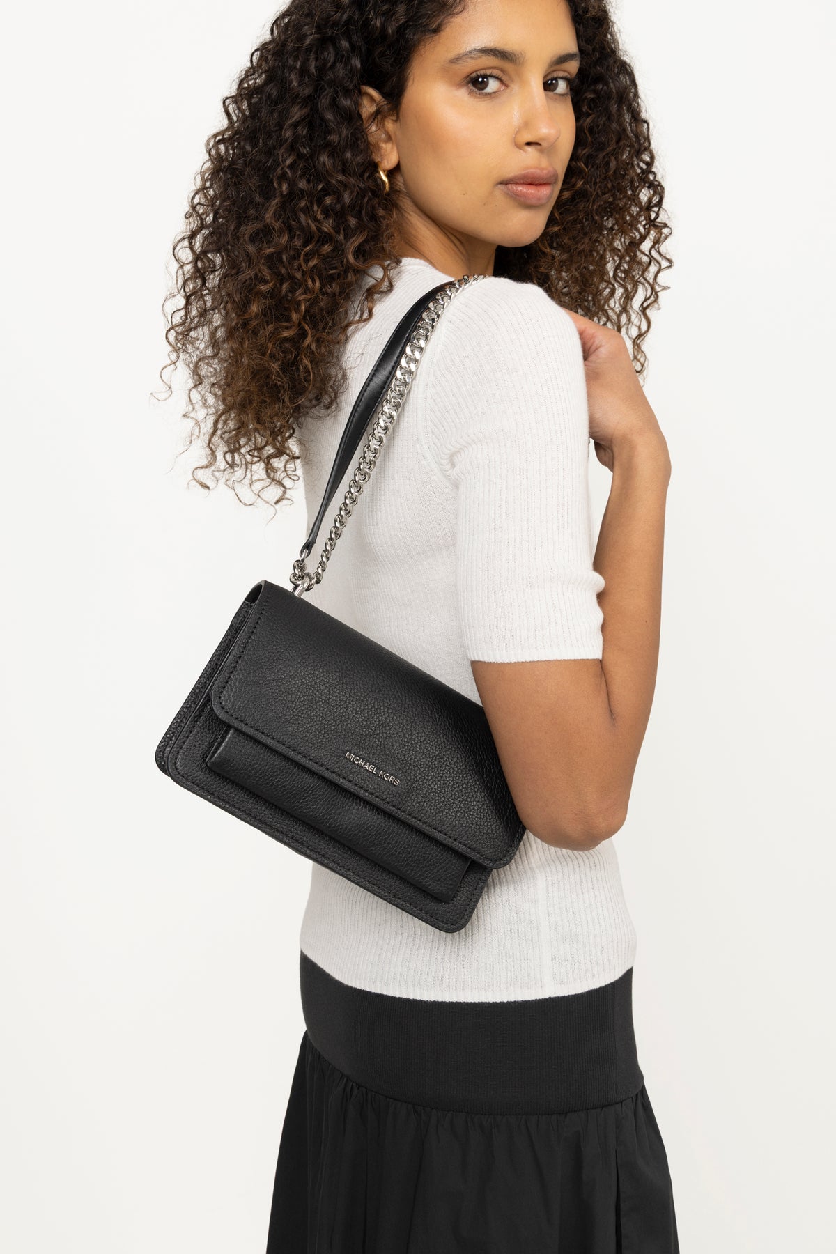 Lg Shoulder - Black W/Silver