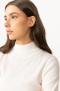 Rubina Heart Earrings - Gold
