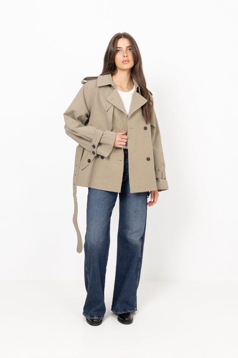 Majorstuen Trench Short - Khaki