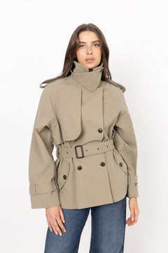 Majorstuen Trench Short - Khaki