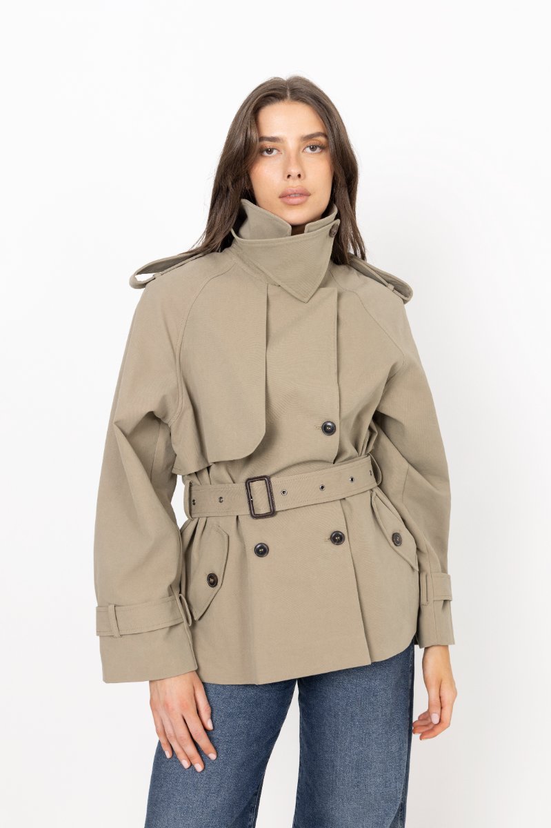 Majorstuen Trench Short - Khaki