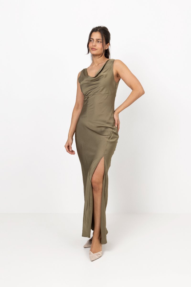 Cameron Dress - Burnt Olive