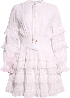 Sol Cotton Voile Dress - White