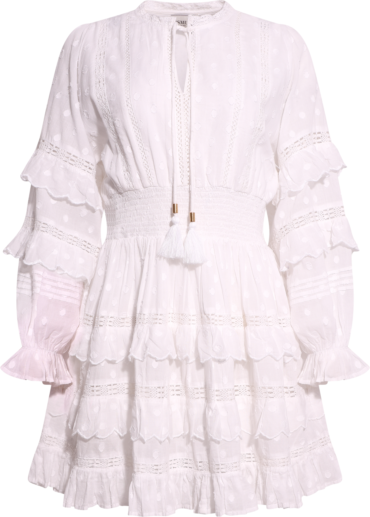Sol Cotton Voile Dress - White