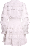 Sol Cotton Voile Dress - White