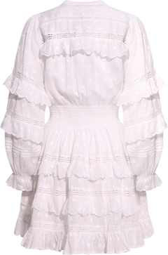 Sol Cotton Voile Dress - White