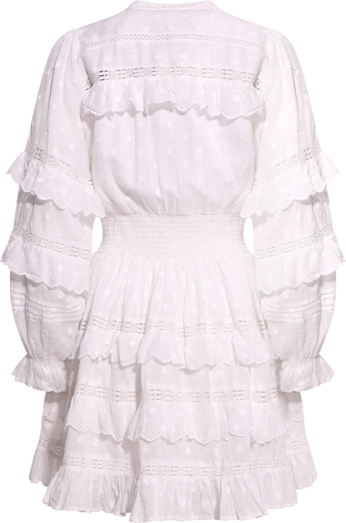Sol Cotton Voile Dress - White