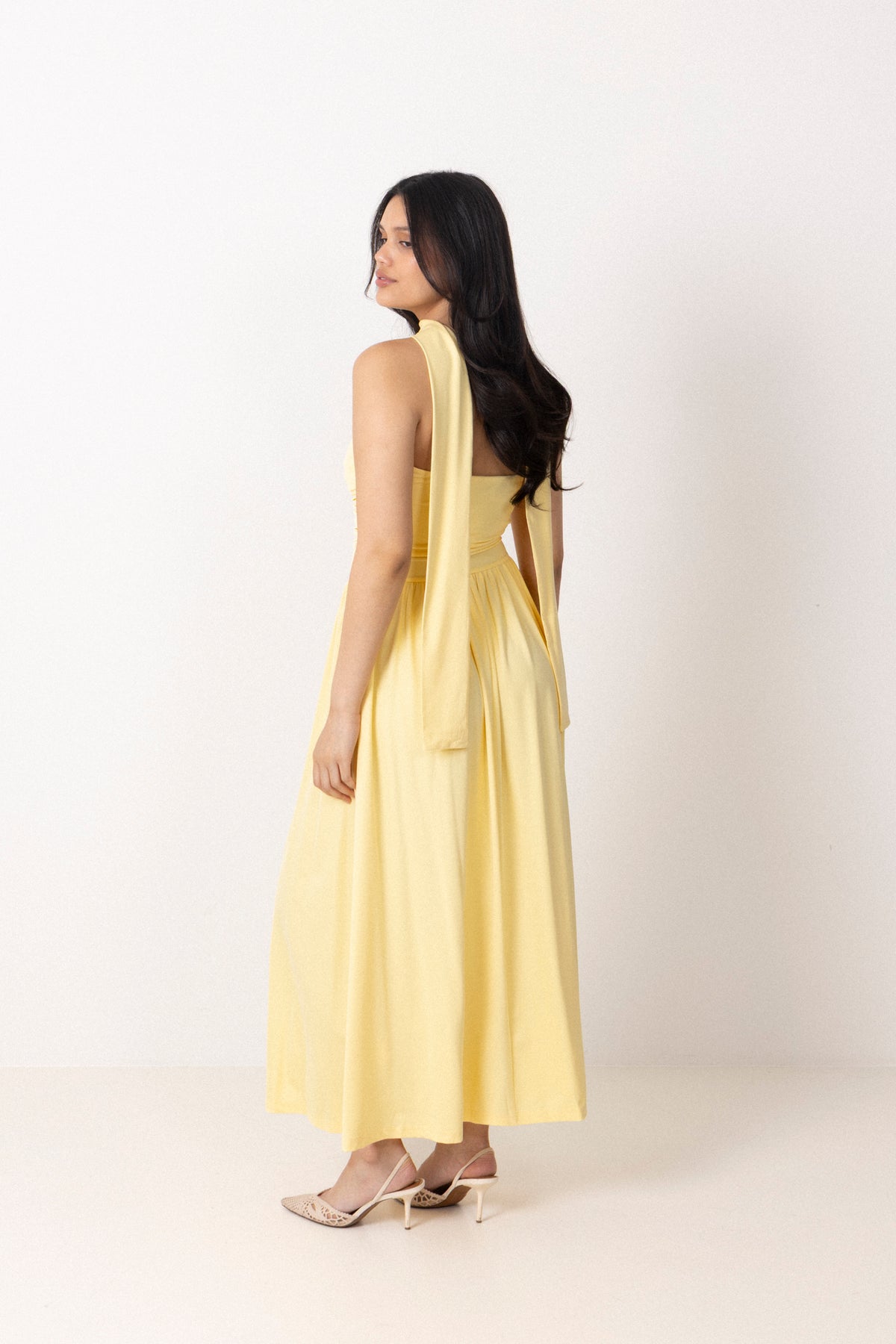 Astridic Long Dress - Yellow