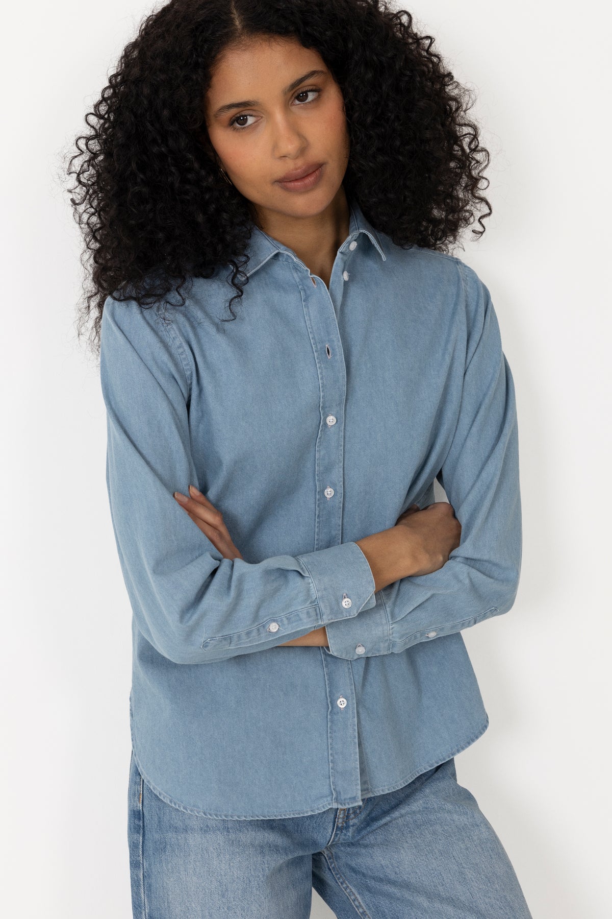 Liv Denim Shirt - Light Denim