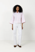 Anja Shirt - Peony Stripe