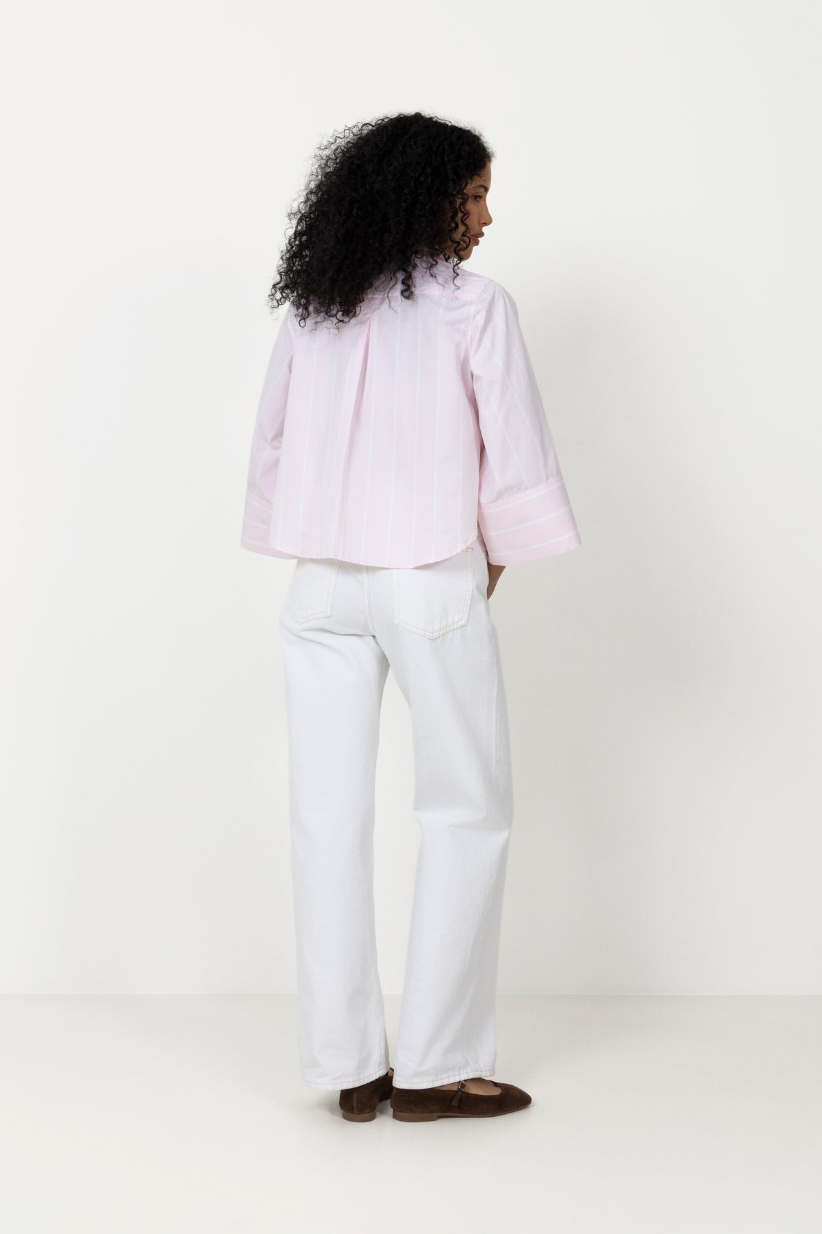 Anja Shirt - Peony Stripe