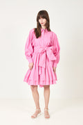 Cotton Ranch Dress - Pink