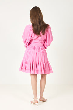 Cotton Ranch Dress - Pink